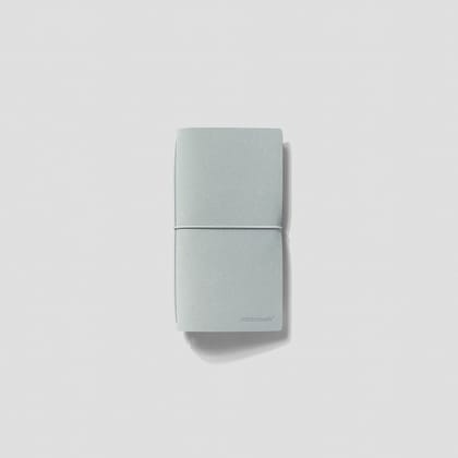 Log Cover Sky Grey Leather Cover