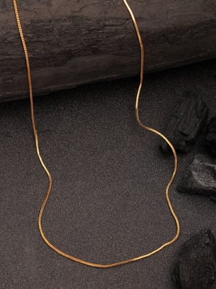 NVR Women's Gold-Plated Minimal Chain-Onesize / Gold / Alloy