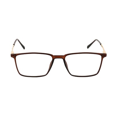 Zero Power Blue Cut Eyeglasses |TR Frame, Metal Side | Anti-Reflective, UV Protection, Lightweight | Unisex