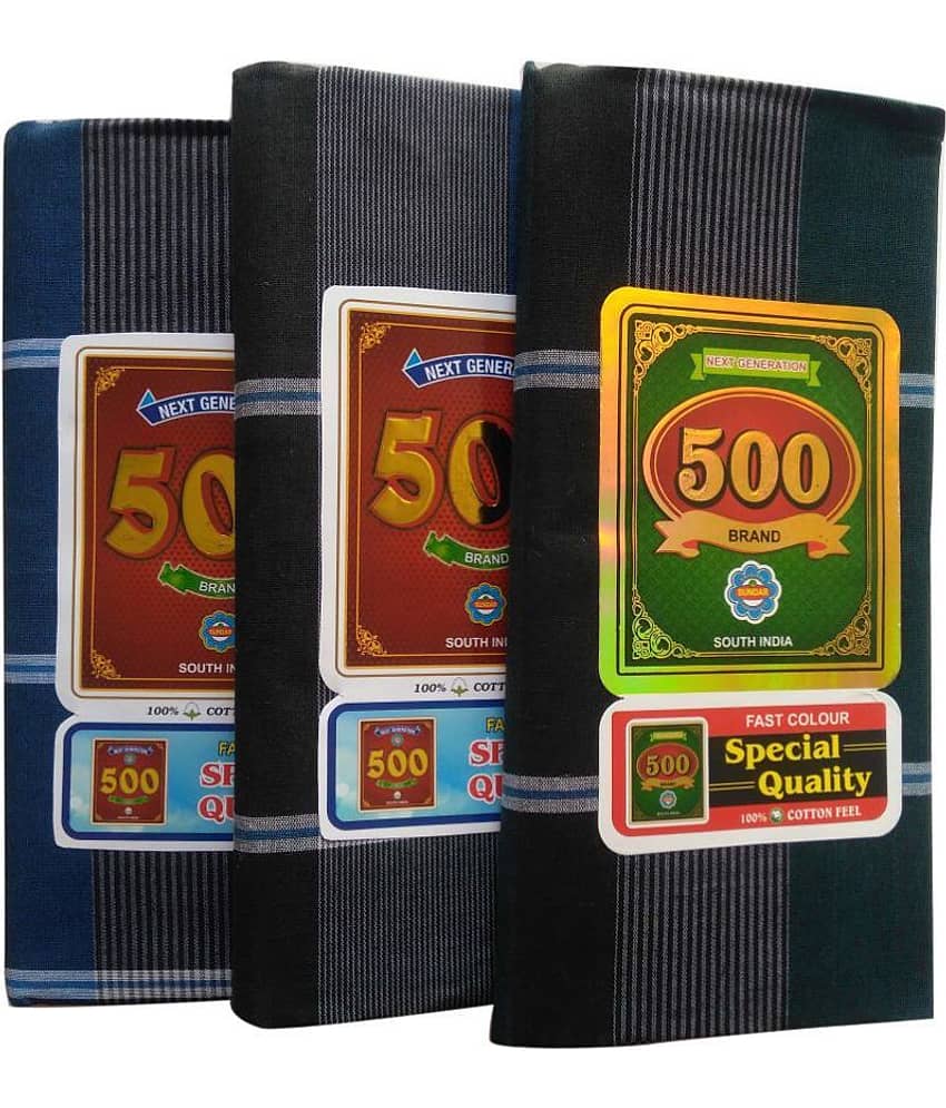 sundar Multi Lungi Pack of 3