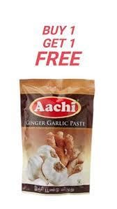 AACHI GINGER GARLIC PASTE 100G B1G1