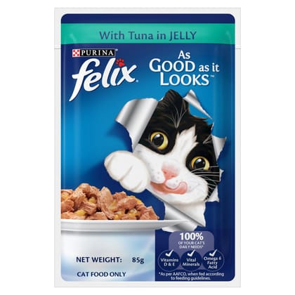 Felix Adult Tuna In Jelly (85g x 12)
