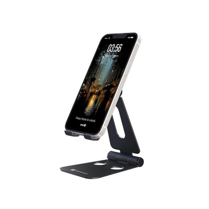 Portronics Modesk Flex Mini Mobile Stand, All Metal Body, Adjustable Angles for Handsfree Viewing, Universal Mobile Holder Portronics Modesk Flex Mini Mobile Stand, All Metal Body, Adjustable Angles for Handsfree Viewing, Universal Mobile Holder