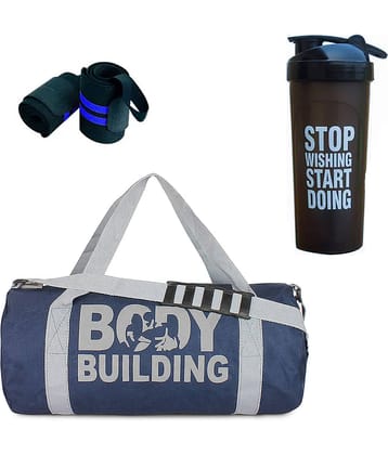 GROUPERS Polyester Blue 20 Ltrs Gym Bag