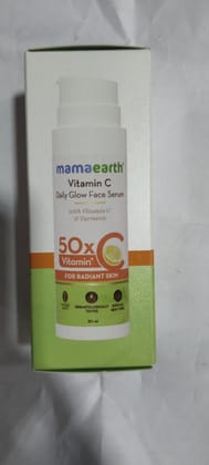 Mamaearth Vitamin c Daily glow face serum With vitamin c For radiant skin 
