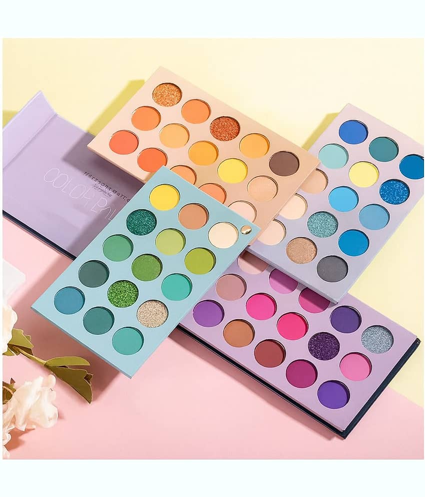 BLUSHIS Beauty Glazed Eyeshadow Palette 60 Colors Mattes And Shimmers High Pigmented Color Palette