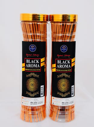 Black Aroma  Incense Sticks 2 Jar
