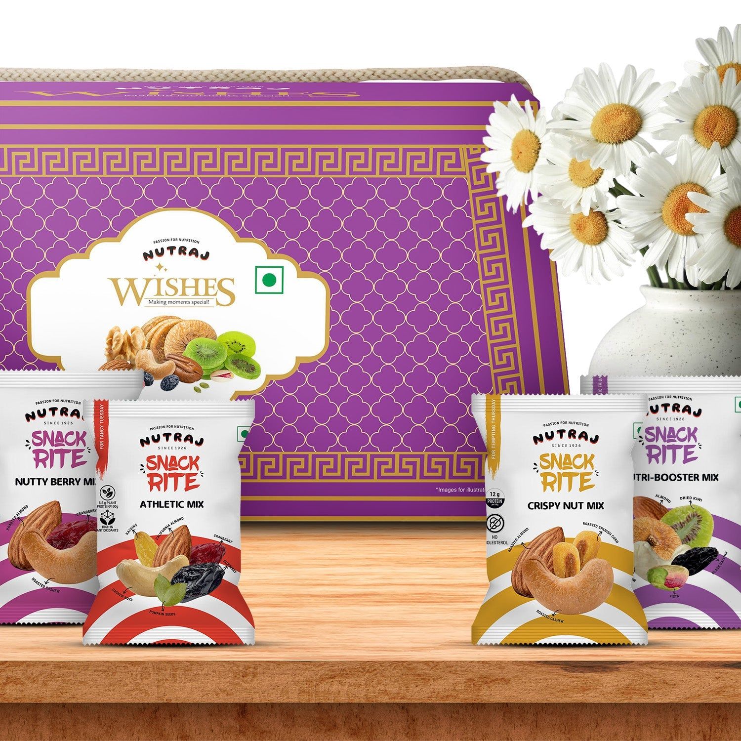 Nutraj Wishes Nutty Trail 200g Diwali Gift Hamper | GB-76