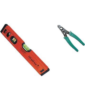 Taparia 2 Hand Tool Combo (Magnetic Spirt Level 300Mm/Wire Stripper (Ws06))