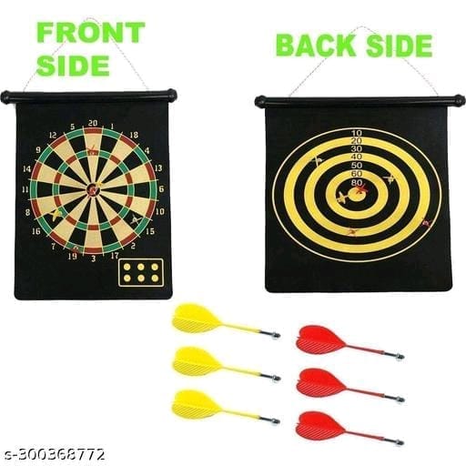 Magnetic Dart Board with 6 Darts for Kids and Adults