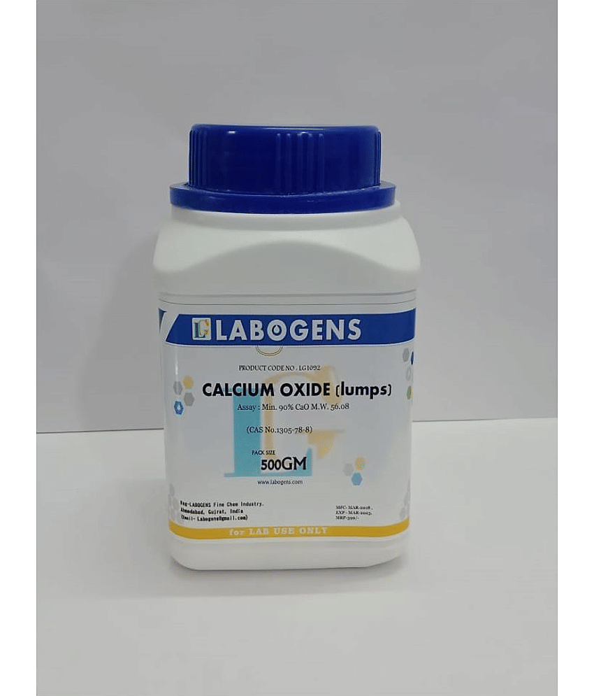 CALCIUM OXIDE (lumps) 500GM