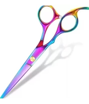 Hair Cutting Professional Hair Shears, Trimming Scissors  (Set of 1, Multicolor)