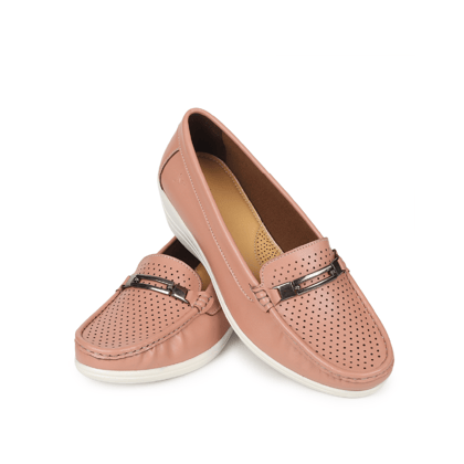 Bliss Casual Perforated Buckle-Rose Shadow / 5