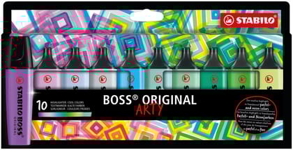 Stabilo | Arty | Pack With 10 Cool Colors