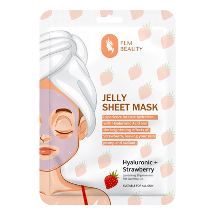 Hyaluronic Acid & Strawberry Jelly Sheet Mask