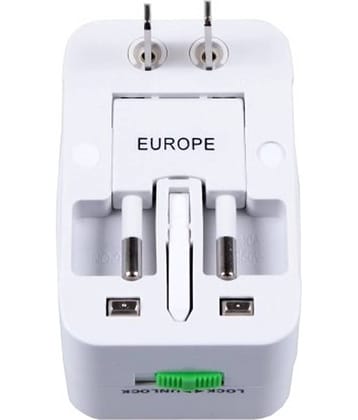 And Retails Universal Worldwide International All In One Travel Ac Adaptor, Power Plug