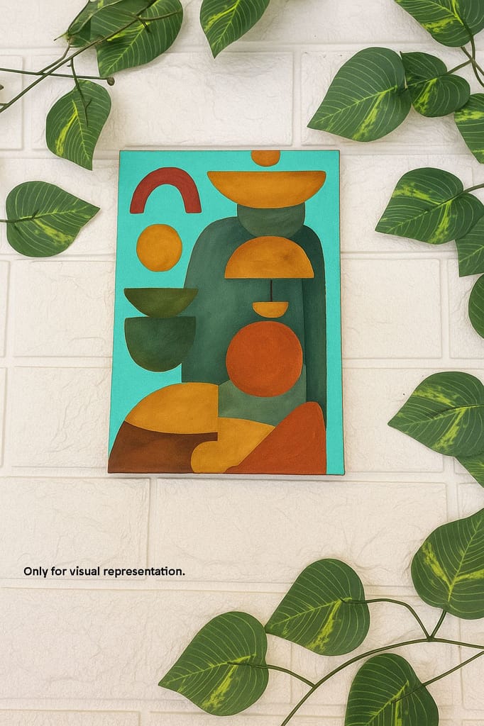 Dbeautify's MDF DIY Traditional Painting – Geometric Abstract