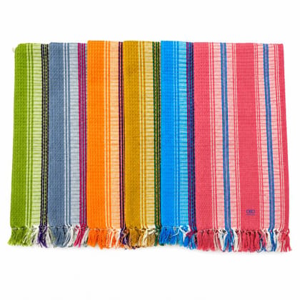 Colour Rhythm Towels ( Pack of 6 ) Colour Rhythm Towels ( Pack of 6 )