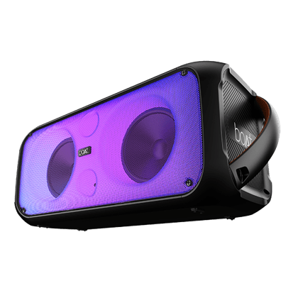 boAt Party Pal 300 | Bluetooth Speaker with 120W RMS Stereo Sound, 6 Hours Playback, Mic for karaoke boAt Party Pal 300 | Bluetooth Speaker with 120W RMS Stereo Sound, 6 Hours Playback, Mic for karaoke - Premium Black