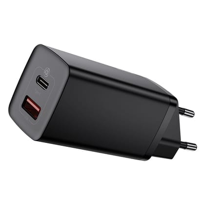 Baseus GaN2 Lite Quick Charger C+U 65W EU Black-black