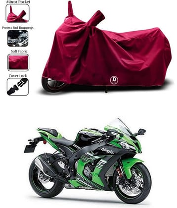 EGAL Bike Body Cover for Kawasaki ( Pack of 1 ) , Maroon