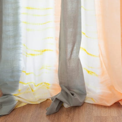 Candy - Shibori Mulmul Curtains-5ft