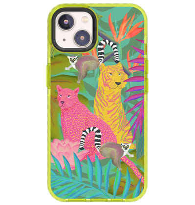Jungle Groove-iPhone 15 Pro Max / Neon Green