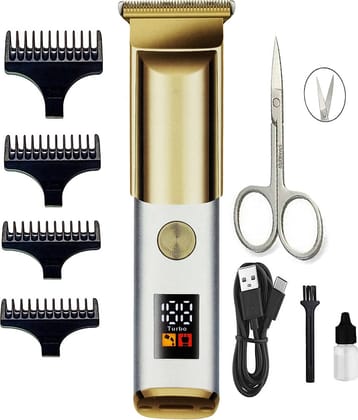 geemy Led Display Multicolor Cordless Beard Trimmer With 60 minutes Runtime
