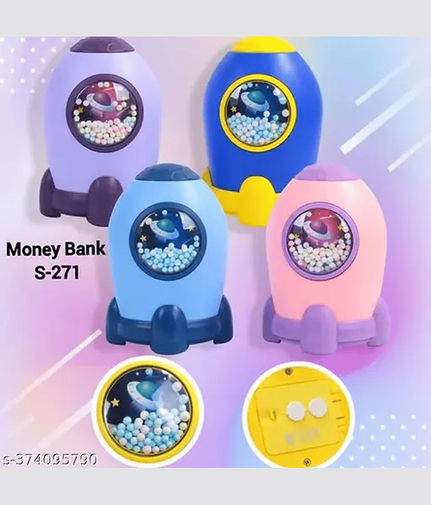 KALRA MAGIC Metal Multicolor Piggy Bank ( Pack of 1 )