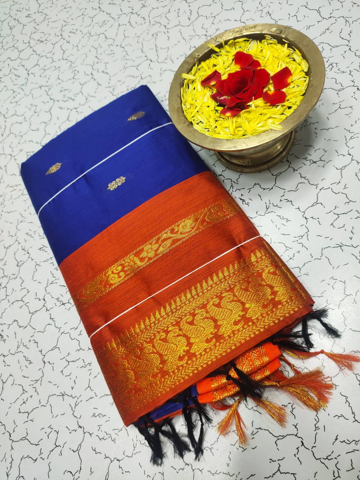 kalyani Pure cotton style saree