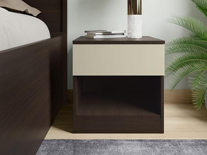 Genesys V2 Engineered Wood Bedside Table - 1-Year Warranty, Cola-Rain, Knockdown Genesys V2 Engineered Wood Bedside Table - 1-Year Warranty, Cola-Rain, Knockdown