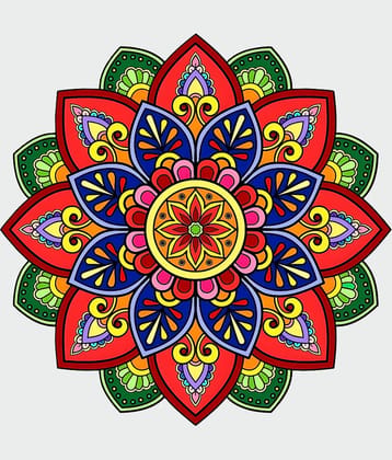 Decor Villa Floor Sticker Festival & Ocassion ( 40 x 40 cms )