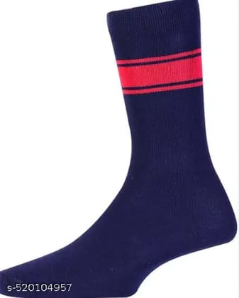 kendriya vidyalaya(KV) School lycra Cotton Socks - Pack of 1 (13+ Year)
