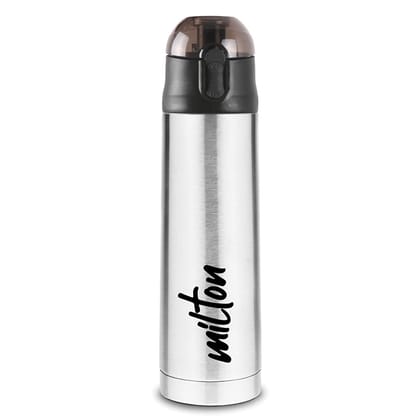 Milton New Crown 900 Thermosteel Hot or Cold Water Bottle 750 Ml (Silver)