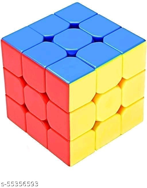 The product title could be "3x3x3 Speed Cube Puzzle, Classic 3D Brain Teaser Puzzle Game, Improve Your Problem Solving Skills and Hand-Eye Coordination".