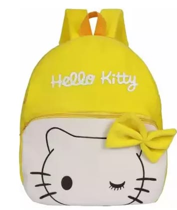 Merissa Kids School Bag – Plush Kitty Backpack, Yellow (16 inch, 3L) Merissa Kids School Bag – Plush Kitty Backpack, Yellow (16 inch, 3L)