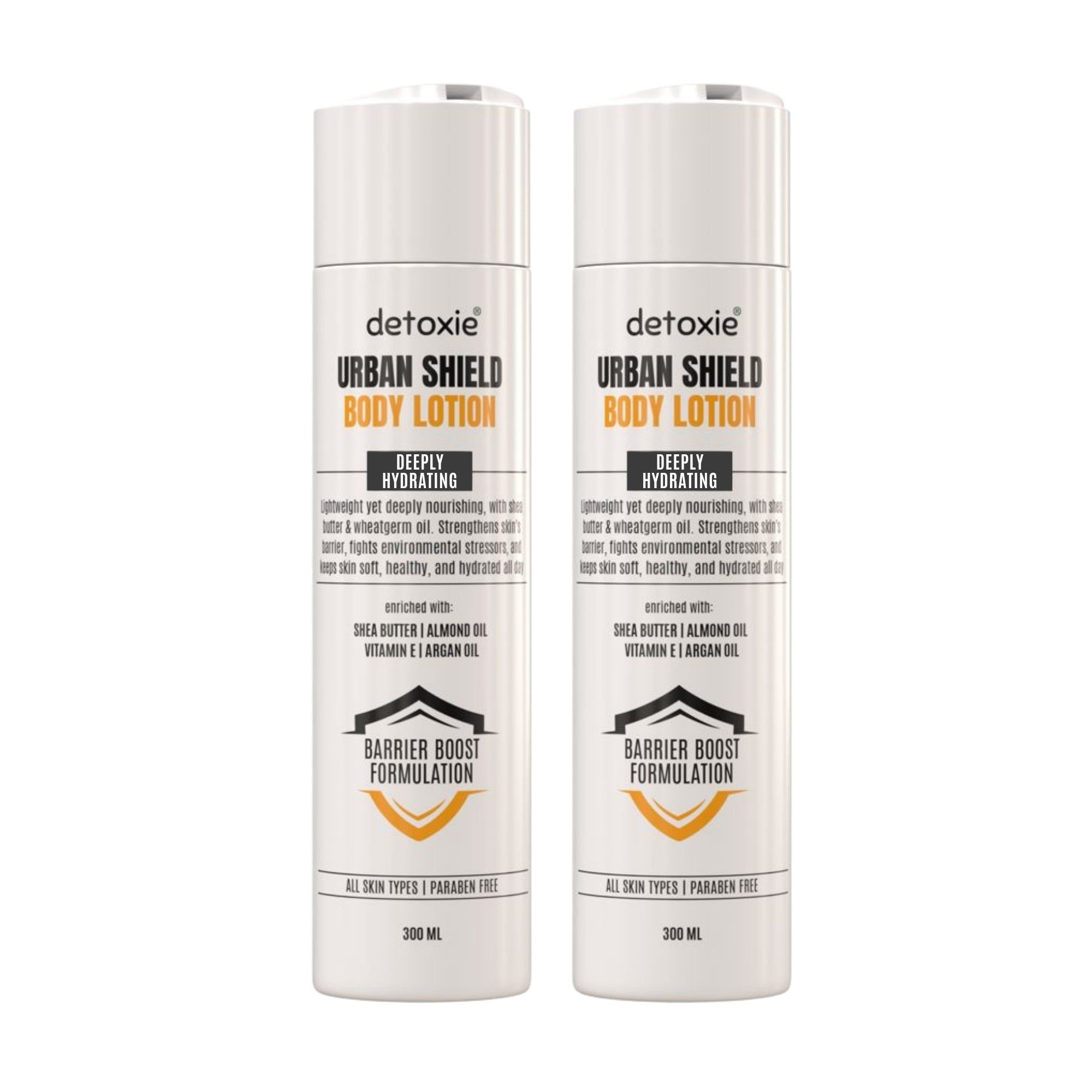 Pack of 2 Urban Shield Body Lotion - 300 ml Each