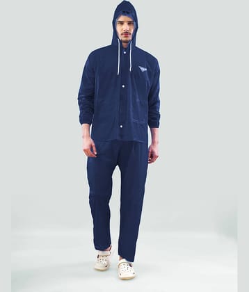 lux venus Blue PVC Men's Rain Suit Set ( Pack of 1 )