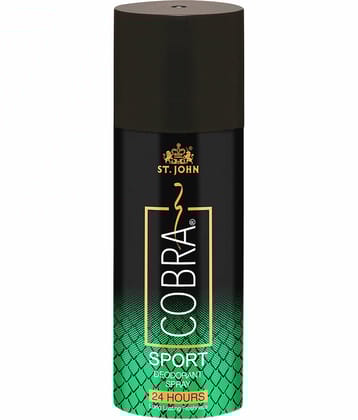 ST.JOHN Cobra Sport Limited Edition Deodorant Spray for Men 150ml Pack of 1