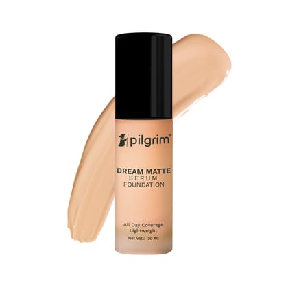 Pilgrim Medium Golden Beige Serum Liquid Foundation, Matte & Poreless,30 ml | Foundation for face make up infused | Water-Resistant,All Day Coverage|All Skin Types Pilgrim Medium Golden Beige Serum Liquid Foundation, Matte & Poreless,30 ml | Foundation f Pilgrim Medium Golden Beige Serum Liquid Foundation, Matte & Poreless,30 ml | Foundation for face make up infused | Water-Resistant,All Day Coverage|All Skin Types Pilgrim Medium Golden Beige Serum Liquid Foundation, Matte & Poreless,30 ml | Foundation f