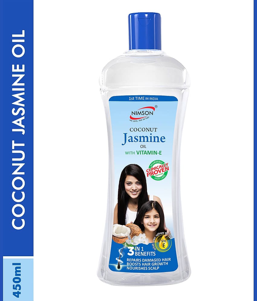 Nimson Jasmine Coconut Hair Oil for Nourishing & Strengthening Hair 450 ml