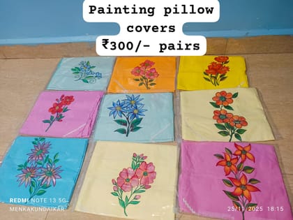 Painting Pillow Covers 1 pair Random Color