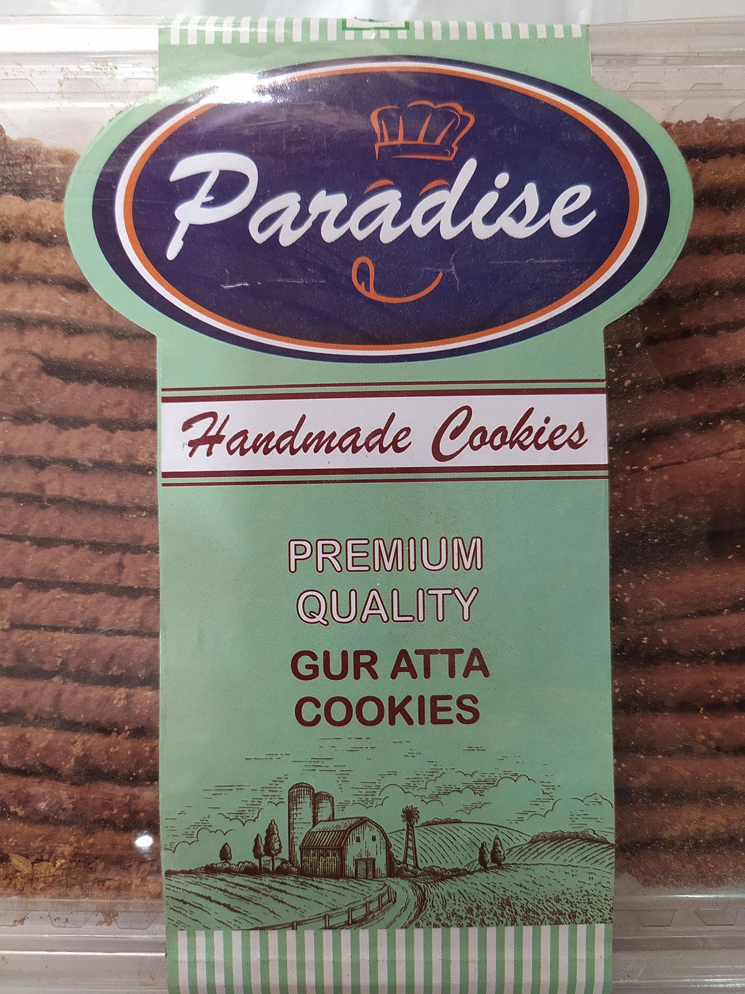 Paradise Handmade cookies Premium Quality Gur atta Cookies 