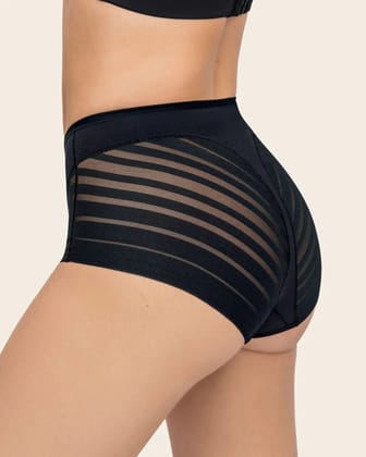 Stripe Undetectable Lace Classic Shaper Panty-XL / BUY 3PCS