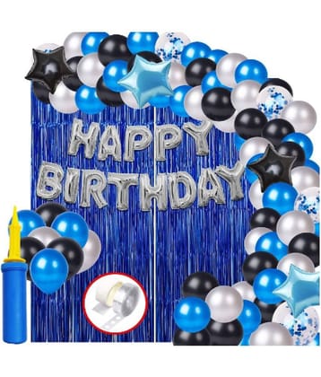 Jolly Party  Happy Birthday Balloons Decorations Set - 60Pcs