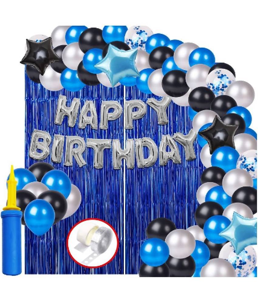 Jolly Party  Happy Birthday Balloons Decorations Set - 60Pcs