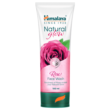 NATURAL GLOW ROSE FACE WASH 50ML INDIA