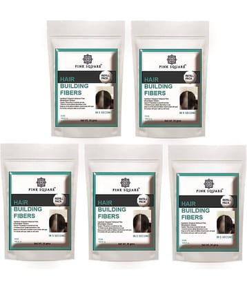 pink square Hair Building Fibers Instant Fuller Hair 25 gm Pack of 4