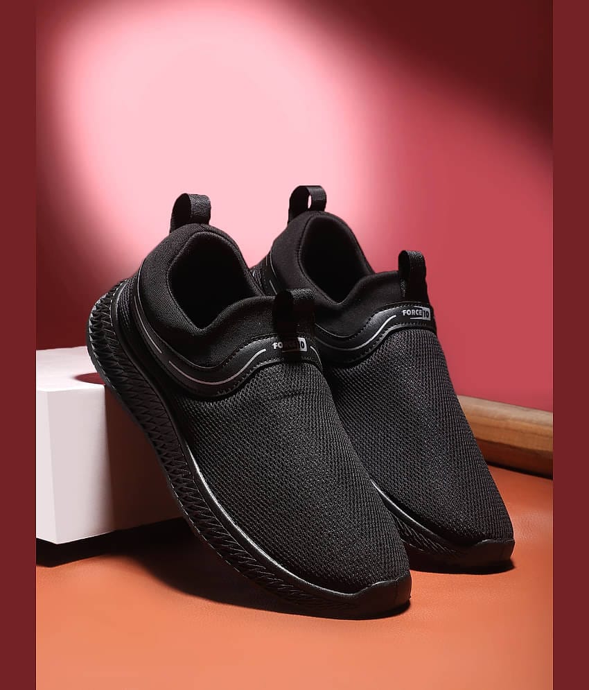 Liberty OSCAR-8E Black Men's Sports Running Shoes