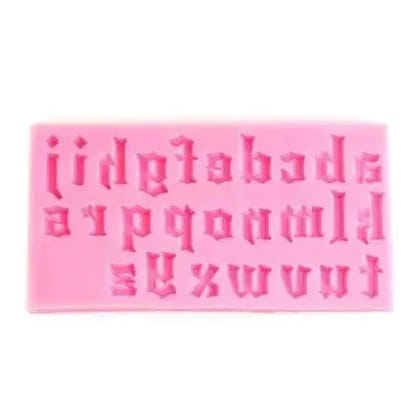 Small Alphabet - Silicone Fondant Gum Paste Mould